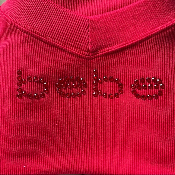 2000s Bebe Rhinestone Top - Picture 4 of 5